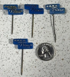 Menge 4 DOVO Suikerwerken Prinzessin Schokolade Blau Holländisch Stick Pin Anstecker Pins - Bild 1 von 4