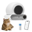 Montys Automatic Self Cleaning Cat Litter Tray Box 65L Extra Large Smart Toilet