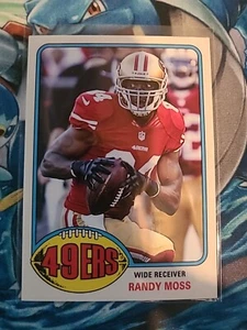 RANDY MOSS (San Francisco 49ers) 2013 TOPPS ARCHIVES NFL Football CARD #20 MINT - Picture 1 of 6