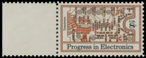 1973, US PROGRESS IN ELECTRONICS, ERROR 8C W/TAN AND LILAC OMITTED, SC. #1501b - Picture 1 of 1