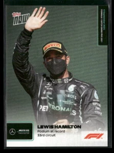 2021 Topps NOW F1 #048 Lewis Hamilton AMG Mercedes Benz - Picture 1 of 2