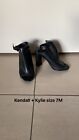 KENDALL + KYLIE Size 7M Heels Boots Black