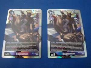 Digimon Bagramon BT11-088 x 2 SR Foil NM/M Dimensional Phase - Picture 1 of 3