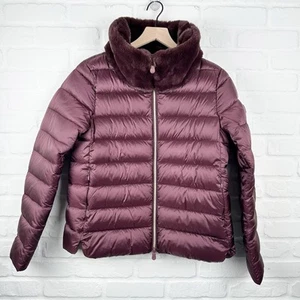 Save the Duck Mei Puffer Jacket Burgundy Black 3 M-L Plumtech Eco Friendly faux - Bild 1 von 11