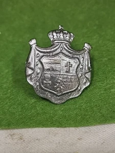 (2856) Altes siberfarbendes Zierrat Oldenburg für Pickelhaube  - Bild 1 von 11