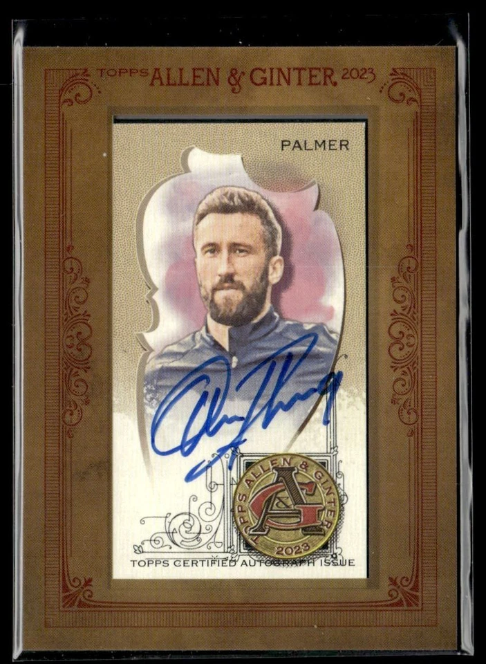 2023 Topps Allen & Ginter Framed Auto Ollie Palmer Auto Footballer #MA-OP - Image 1 of 2