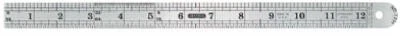 Precision Ruler, Flexible Stainless Steel, 12 In. - 1201ME - Image 1 of 1