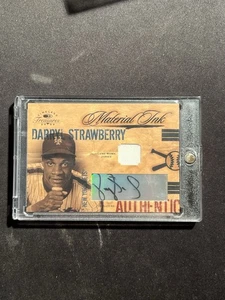 Jersey Timeless Treasures 2004 material tinta/100 Darryl Strawberry automático - Imagen 1 de 2