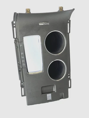 2011-2014 Ford Edge Center Console Dual Cup Holder Shifter Gray Bezel Trim OEM - Image 1 of 4