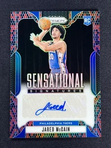 2024-25 Panini Prizm Jared Mccain Snakeskin Sensational Signatures Auto RC 13/15 - Picture 1 of 2
