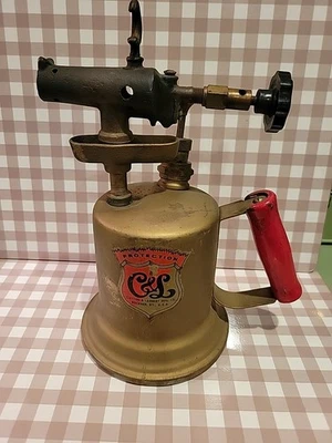 Soplador Clayton and Lambert de colección C&s hierro latón hecho en EE. UU. Foto 1 de 4