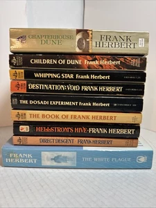 Frank Herbert  Science Fiction Paperback Lot Of 9 Hellstrom’s Hive Direct Decent - Picture 1 of 11