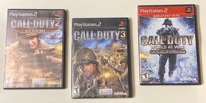 3 Spiele Lot Call of Duty 2, 3 + World At War komplett CIB Playstation 2 ps2 COD - Bild 1 von 4
