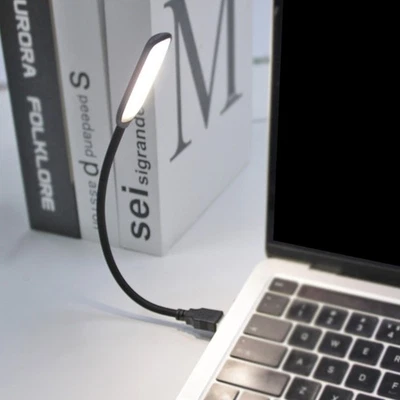 USB LED Light Portable Mini Book Reading Lamp For Computer Flexible Bendable - Image 1 of 4