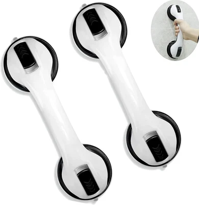 Maniglie a Ventosa per Bagno 30 Cm, 2 Pezzi Maniglione Antiscivolo per Doccia, C - Immagine 1 di 4