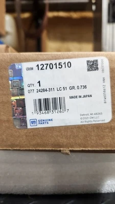 Actuador de posición del árbol de levas genuino GM 2016-2024 Buick Chevrolet GMC 12701510 Foto 1 de 3