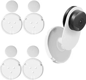 (Pack of 4) Wall Mount for Yi Home Camera 1080p, No Drilling, Tools White - Picture 1 of 4
