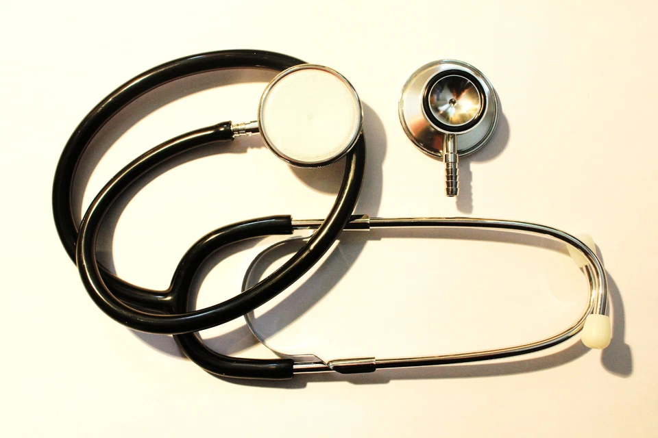 Doppelkopfstethoskop Doppelkopf Stethoskop Double Head Stethoscope SCHWARZ OVP - Bild 1 von 1