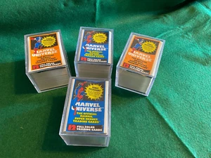 1990 Marvel Universe Series 1 Complete Base Card Set 1-162/NO Holograms included - Picture 1 of 12