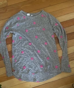 Gap Girls Multicolor Long Sleeve Pullover Sweater Pink Stars Size XXL (14-16) - Picture 1 of 1