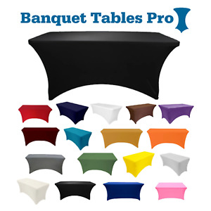 2 Pack 30x72 6 Ft Stretch Fitted Spandex Table Cover by Banquet Tables Pro