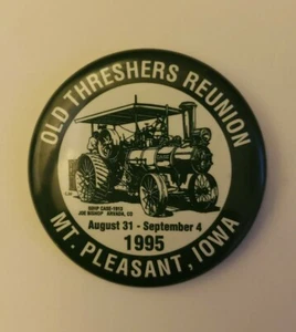 MIDWEST OLD THRESHERS Reunión 1995 Mt. Botón Pin Pleasant, Iowa - Imagen 1 de 3
