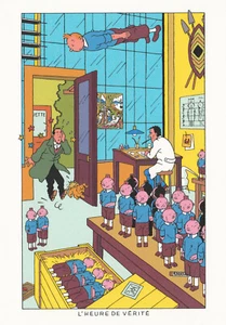 EXEM carte repro affiche hommage Tintin 2018 (1) - Imagen 1 de 2