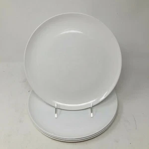 Juego de 4 platos de cena vintage Corning Centura blanco cupé 10 1/8" pirocerama - Imagen 1 de 11