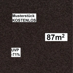 Teppichfliesen Dunkel BRAUN NEU B1 50 x 50 Velours 8,0mm UVP 75€ -71% - Bild 1 von 11