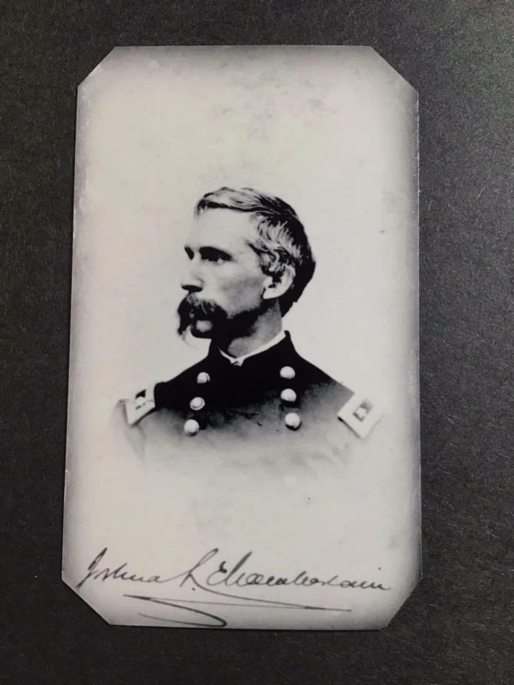 Sixth-Plate Civil War Colonel-Joshua-Chamberlain Tintype C2328RP - Image 1 of 1