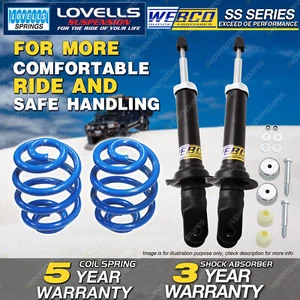 Rear Webco Shock Absorbers Super Low Springs for FORD Falcon AU Sedan w/IRS - Picture 1 of 3