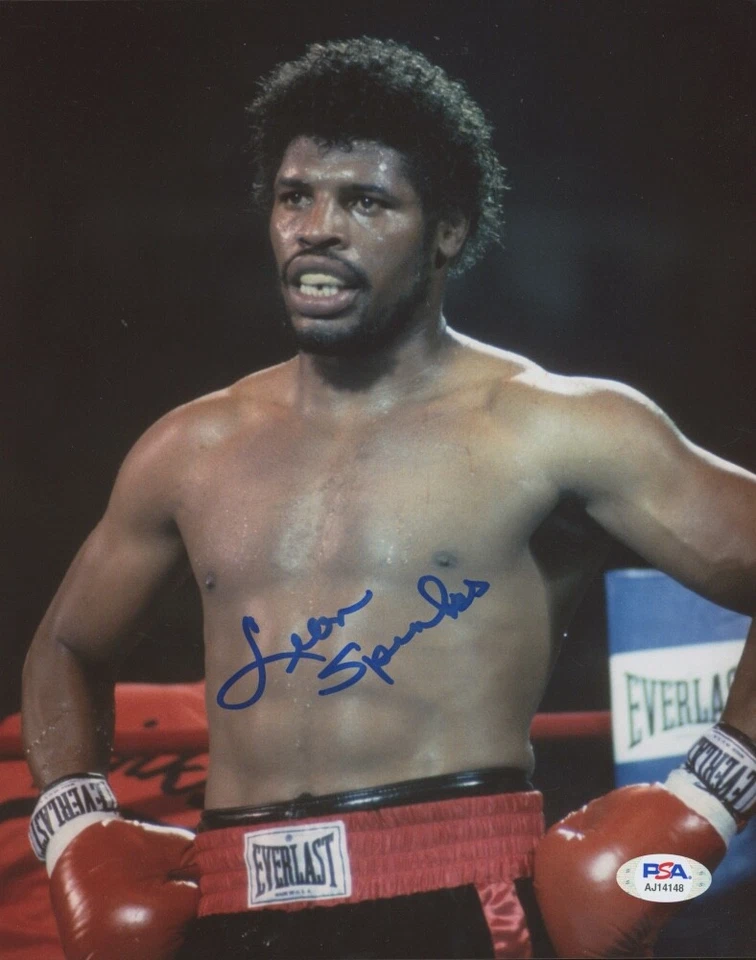 Leon Spinks Boxing Champion Signed 8x10 Photo PSA COA Muhammad Ali R - Image 1 of 1