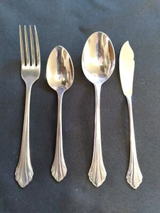 Repose Oneida Rogers soup spoon teaspoon dinner fork butterknife CHOICE - Picture 1 of 5