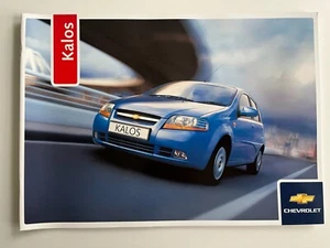 Chevrolet UK KALOS 1.2 S SE 1.4 SX Auto Brochure 2005 - Picture 1 of 1