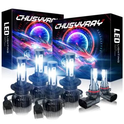 For Kia Soul EV 2015 2016 2017 Combo H7 H7&9145 LED Headlight Fog Light Bulbs - Imagem 1 de 4