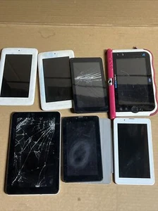 Lot of 7 As Is Tablets Assorted 7” 9” Not Working Android Neutab Tabeo Dopo - Picture 1 of 2