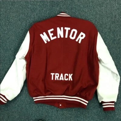 Chaqueta estilo universitario escolar de lana Mentor Ohio, nueva, nunca usada Foto 1 de 4