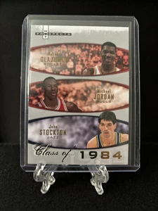 2007-08 Hot Prospects Michael Jordan Hakeem Olajuwon John Stockton #1026/1984 - Picture 1 of 2