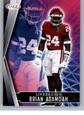 2022 Sage High Series #183 Brian Asamoah Oklahoma - Image 1 of 2