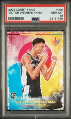 PSA 10 2023-24 Panini Court Kings - Rookies II #106 Victor Wembanyama (RC) - Image 1 of 2