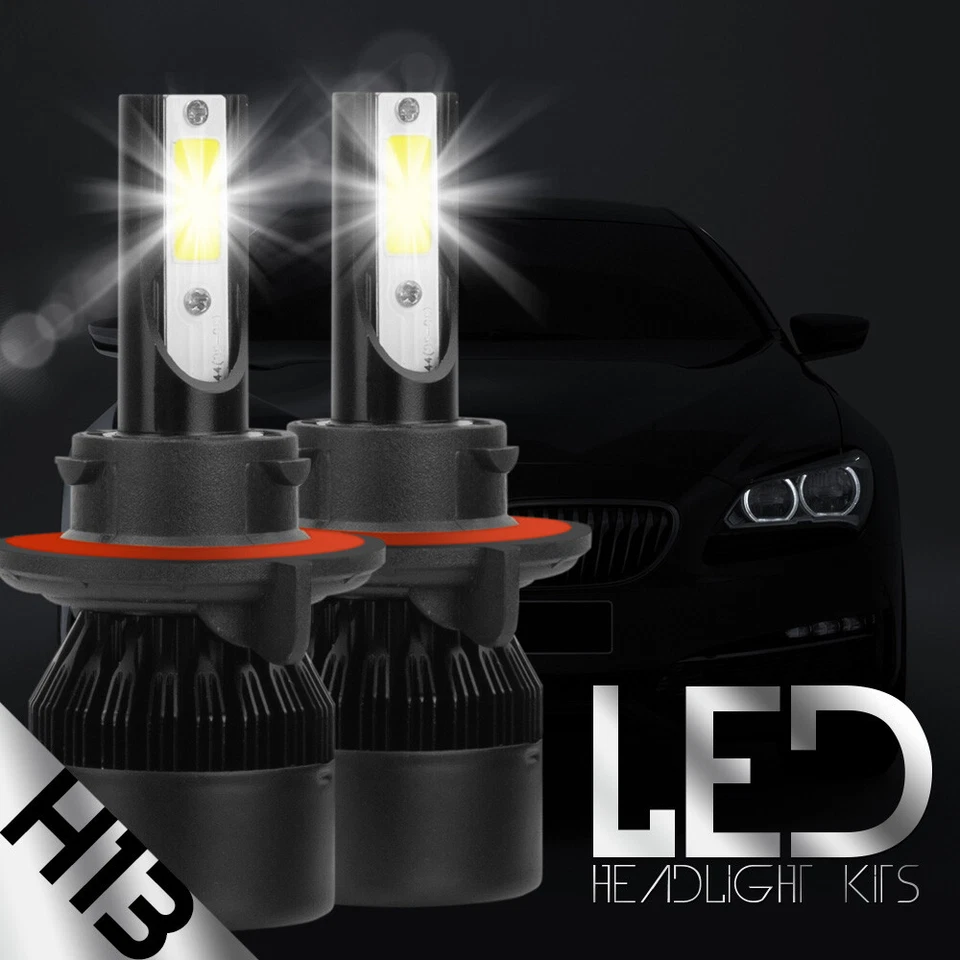 488W 48800LM CREE H13 9008 LED Headlight High/Low Beam Bulb for 04-14 Ford F-150 - Image 1 of 4