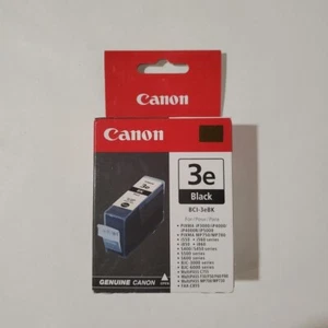 Canon 3e Black Ink Cartridge BCI-3eBK NEW Factory Sealed PIXMA - Picture 1 of 5