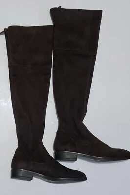 Pollini Seude Knee High Boots Brown Size uk 3 eu 36 - Image 1 of 4