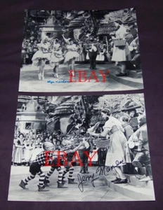 "The Wizard of Oz" RARE signed photos Lullabye Lollipop Munchkins Olga Nardone - Picture 1 of 3