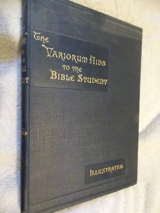 Rare Antique HC Book VARIORUM AIDS to The BIBLE STUDENT Illustrated - Picture 1 of 4