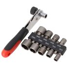 Versatile 10pcs Ratchet Wrench Set Ideal for DIY Projects 5 13mm Spanner Sizes