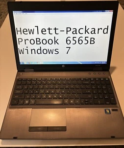 HP ProBook 6565B 15.6'' AMD A4-3319MX @2.10Ghz 4GB RAM 256GB HDD Windows 7 - Picture 1 of 24