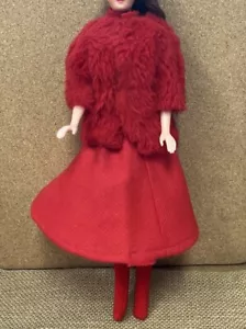 Pretty Bild Lilli Clone 3 Pc Red Outdoors Winter Outfit 1960’s - Picture 1 of 10