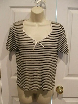 Top Newport News a rayas 100 % algodón mediano Foto 1 de 2