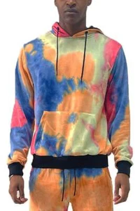 Men Cotton Tie Dye Hoodie - Picture 1 of 39